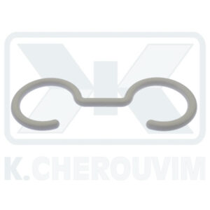 ΓΑΝΤΖΟΣ ΠΛΑΣΤΙΚΟΣ ΛΕΥΚΟΣ ΣΤΗΡΙΞΗΣ ΣΙΦΟΝΙΩΝ ΣΠΙΡΑΛ