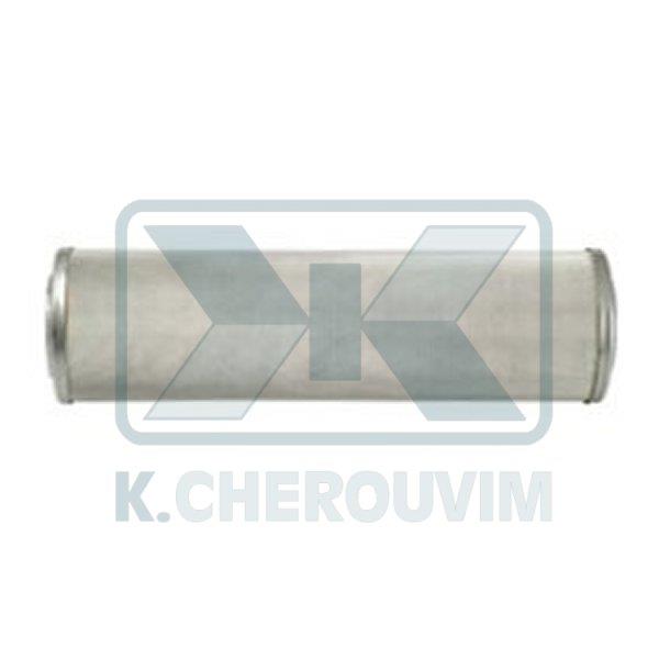 ΕΝΘΕΤΟ ΙΝΟΧ ΛΕΙΟ 20" (50 cm) Χ 60 ΜΙΚΡΑ ΚΑΘΑΡΙΖΟΜΕΝΟ ΓΙΑ ΦΙΛΤΡΟ ΕΩΣ 1"