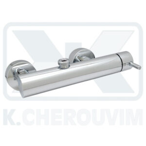 ΜΠΑΤΑΡΙΑ ΖΙΡΡΟ ΓΙΑ ΚΟΛΟΝΑ ΝΤΟΥΣ ΜΕ ΑΝΩ ΕΞΟΔΟ 3/4" ΑΡΣ. & ΠΛΑΪΝΟ ΜΗΧΑΝΙΣΜΟ ΧΡΩΜΕ ΑΝΑΜΕΙΚΤΙΚΗ