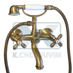 ΜΠΑΤΑΡΙΑ MARGHERITA BRONZE ΛΟΥΤΡΟΥ ΜΕ ΚΕΡΑΜΙΚΟΥΣ ΜΗΧΑΝΙΣΜΟΥΣ