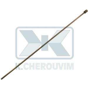 ΒΕΡΓΑ ΚΑΘΕΤΗ Φ5 - L360 BRONZE ΜΕ ΠΟΜΟΛΟ ΓΙΑ ΜΠΑΤΑΡΙΑ ΝΙΠΤΗΡΑ