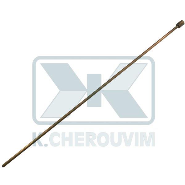 ΒΕΡΓΑ ΚΑΘΕΤΗ Φ5 - L360 BRONZE ΜΕ ΠΟΜΟΛΟ ΓΙΑ ΜΠΑΤΑΡΙΑ ΝΙΠΤΗΡΑ