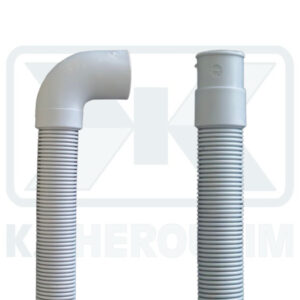 DRAIN WACHING MACHINE 500 cm WITH ANGLE NOZZLE ∅ 22 AND STRAIGHT ∅ 19