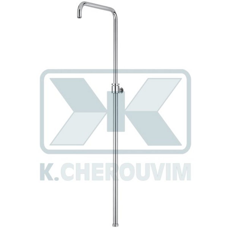 BRASS BRIDGE SHOWER COLUMN, HEIGHT ADJUSTABLE, UNION 3/4" x 1/2" MALE - Image 2