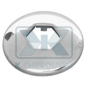 ΡΟΖΕΤΑ ΙΝΟΧ ΣΥΡΟΜΕΝΗ ΜΕ ΕΞΑΓΩΝΗ ΟΠΗ 21mm