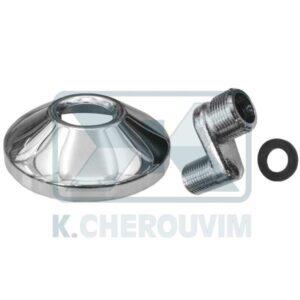 ΕΚΚΕΝΤΡΟ 25 mm. ΜΠΑΤΑΡΙΩΝ ΜΕ ΡΟΖΕΤΑ 3/4" x Φ80 x h25