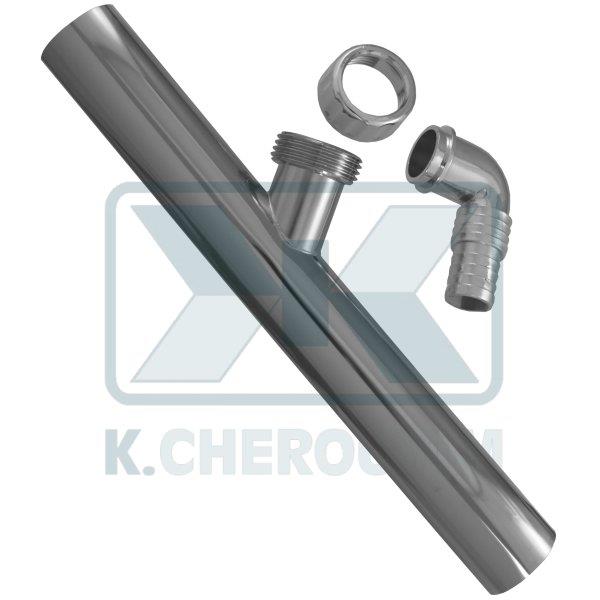 ΣΩΛΗΝΑ ΣΙΦΟΝΙΟΥ ΜΕ ΕΞΑΓΩΓΗ ΠΛΥΝΤΗΡΙΟΥ ΧΡΩΜΕ Φ32 Χ L250