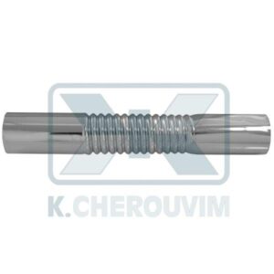 THREATED FLEXIBLE PIPE FOR SIPHON ?32 x L 400 mm CHROME-PLATED BRASS