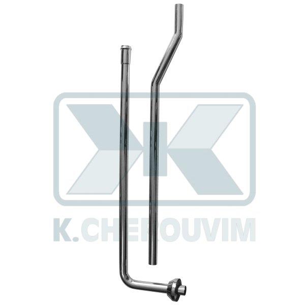 ΣΩΛΗΝΑ ΧΡΩΜΕ ΕΞΑΓΩΓΗΣ ΨΗΛΟΥ ΚΑΖΑΝΑΚΙΟΥ Φ32 Χ L1.800 ΔΙΑΙΡΟΥΜΕΝΗ ΜΕ ΡΟΖΕΤΑ