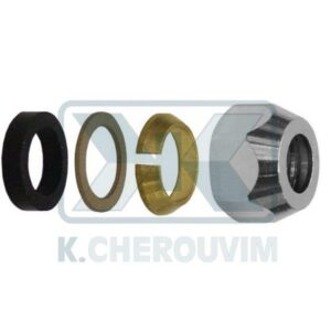 SET NUT CROM. 1/2" X ∅ 10 COPPER PIPE