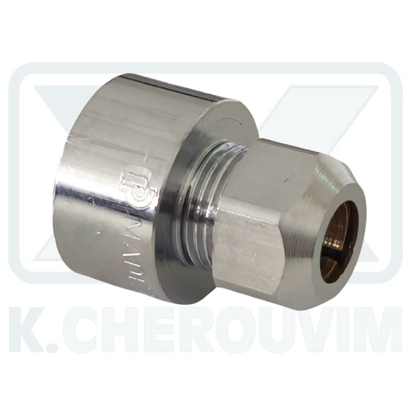 ΡΑΚΟΡ MINIMAL ΘΗΛ. ΜΠΑΤΑΡΙΩΝ 1/2"Χ3/8"-Φ10 ΧΡΩΜΕ