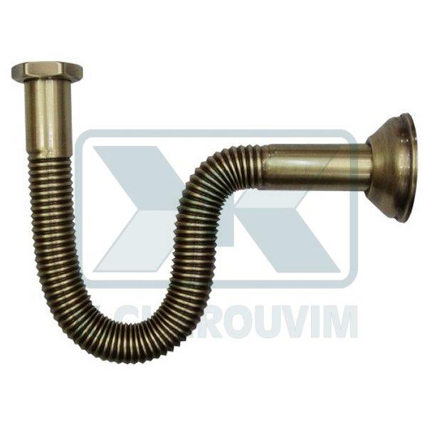 FLEXIBLE TUBE FOR SIPHON 1"1/4 x ?32 x L 500 mm BRONZE