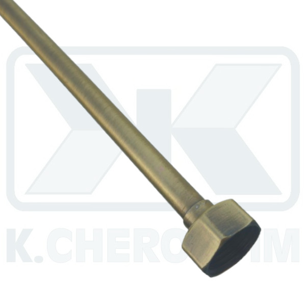 ΣΩΛΗΝΑΚΙ BRONZE 1/2"Θ. Χ 40 cm Φ10 ΕΥΚΑΜΠΤΟ ΜΕ 1 ΠΑΞΙΜΑΔΙ