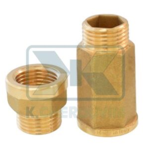 HOT STAMPED EXTENSIONS 1/2"M.F. x L30 YELLOW