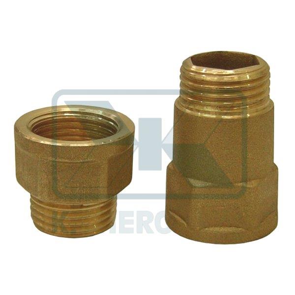 HOT STAMPED EXTENSIONS 1"1/4M.F. x L 20 YELLOW