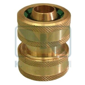 CONNECTOR RAPID FOR 3/4" RUBBERPIPE, BRASS