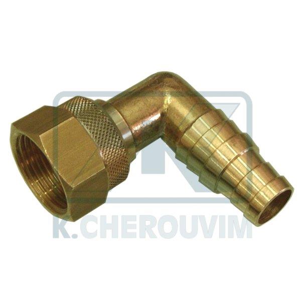 ΓΩΝΙΑ 1/2" ΠΕΡΙΣΤΡΕΦΟΜΕΝΗ ΛΑΣΤΙΧΟΣΩΛΗΝΑ 3/4"-5/8"