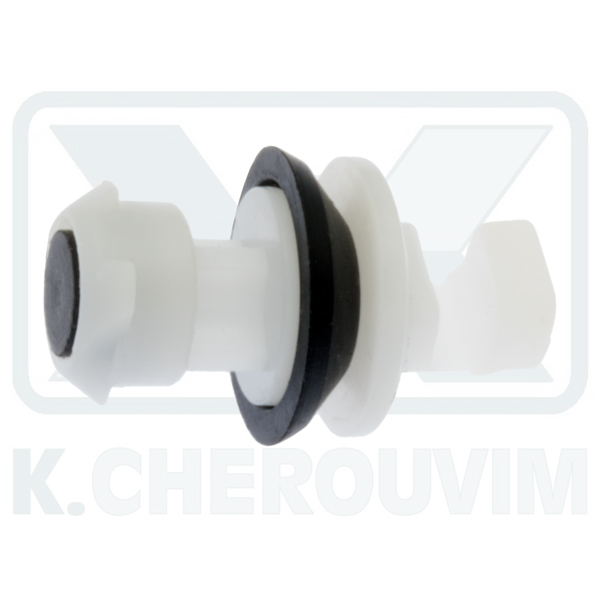 ΕΜΒΟΛΑΚΙ ΠΛΑΣΤΙΚΟ ΛΕΥΚΟ ΜΕ 2 ΛΑΣΤΙΧΑ ΣΤΕΓΑΝΟΠΟΙΗΣΗΣ ΓΙΑ ΦΛΟΤΕΡ SPIDY TREMOLADA