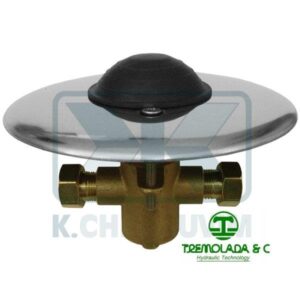 ΔΙΑΚΟΠΤΗΣ Ν.469 ΕΝΔΟΔΑΠΕΔΙΟΣ ΜΕ ΡΟΖΕΤΑ ΙΝΟΧ Φ150 & ΛΑΣΤΙΧΟ ΠΑΤΗΤΟΣ TREMOLADA