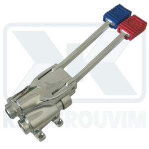 ΠΟΔΟΒΑΛΒΙΔΑ ΔΙΠΛΗ 1/2" ΔΑΠΕΔΟΥ - ΤΟΙΧΟΥ (ΖΕΣΤΟ-ΚΡΥΟ) TREMOLADA