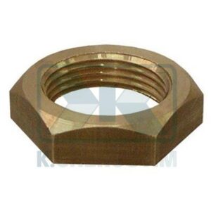 BACK NUT HEXAGON HEAVY DUTY 3/8" X Η8 #23 BRASS (UNI ΕΝ 12164)