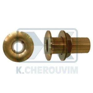 FITTING TANK HEAVY DUTY 4" - L205 BRASS WITH INTERIOR POINTS