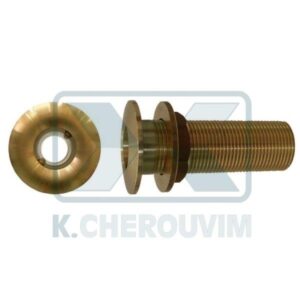 FITTING TANK LONG 3/4" - L100 BRASS WITH INTERIOR POINTS