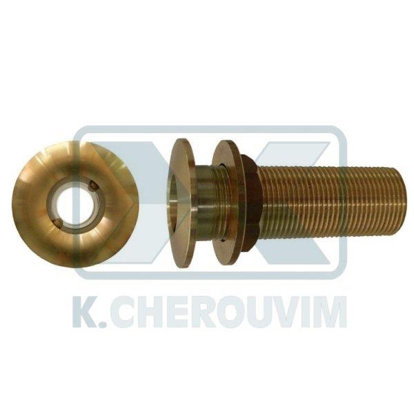 ΡΑΚΟΡ ΔΕΞΑΜΕΝΩΝ ΜΑΚΡΥ 1"1/4 - L100 ΟΡΕΙΧΑΛΚΙΝΟ ΜΕ ΕΣΩΤΕΡΙΚΕΣ ΕΓΚΟΠΕΣ