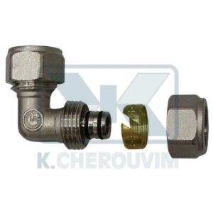 DOUBLE ELBOWS Ø20xØ20x2,0 FOR MULTILAYER PIPE