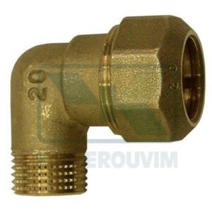 ΓΩΝΙΑ ΑΡΣ. 2" Χ 63 PE-PP-PVC ΟΡΕΙΧΑΛΚΙΝΗ (UΝΙ ΕΝ 12165)