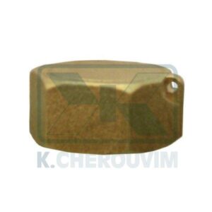STOPPER FEMALE WITH HOLE SAFETY 3/4" BRASS (UNI ΕΝ 12165)
