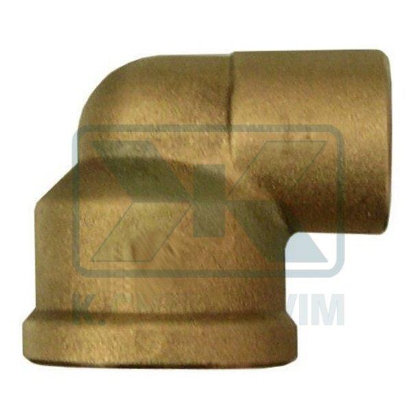 ELBOW FEMALE 1/2" X ? 15 COPPER PIPE GLUED (UNI ΕΝ 12165)
