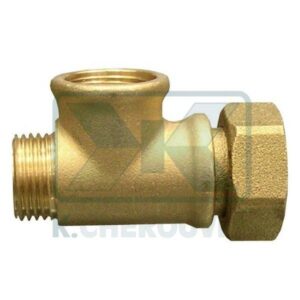 ΤΑΦ ΥΔΡΟΜΕΤΡΩΝ 3/4"Α. Χ 1/2"Θ. Χ 3/4" ΡΑΚΟΡ ΟΡΕΙΧΑΛΚΙΝΟ (UΝΙ ΕΝ 12165)