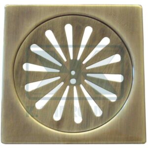 SQUARE DRAIN GRATE BRONZE 20 ? 20 CHRIS