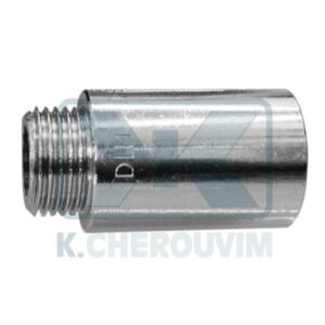 POLISHED CHROME PLATED BRASS EXTENSION M.F. 3/8" Χ L 20 mm x Ø 21 mm