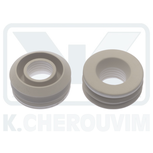 RUBBER WHITE ? 50 X ? 30-32 CRIMPED TOILET & FOR DAL 1"