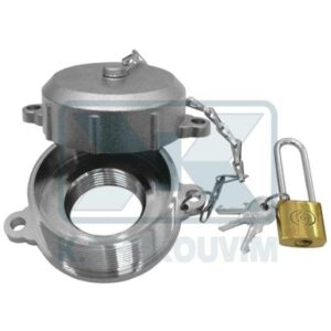 STOPPER DIESEL 2" FEMALE X 2"1/2 WITH PADLOCK