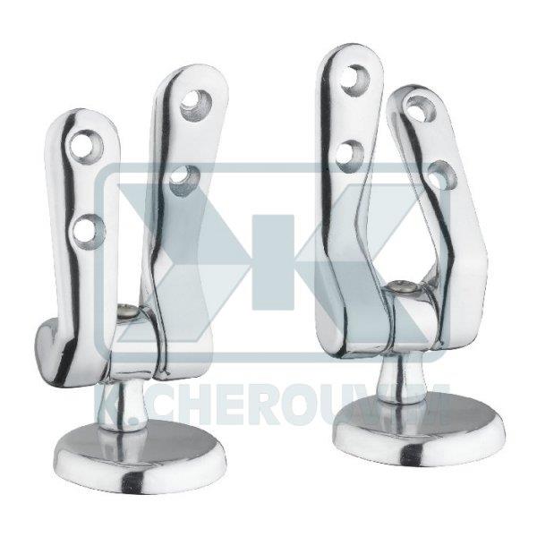 ΜΕΝΤΕΣΕΔΕΣ Β.Τ. UNIVERSALE ΓΙΑ ΚΑΛΥΜΜΑ ΛΕΚΑΝΗΣ WC ΧΡΩΜΕ ΜΕ ΒΙΔΕΣ ΓΑΛΒΑΝΙΖΕ (ΣΕΤ 2 ΤΕΜΑΧΙΩΝ)