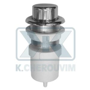 ΜΠΟΥΤΟΝ Ν. 7 ΑΠΛΟ ΧΡΩΜΕ - ΛΕΥΚΟ ΑΕΡΟΣ Φ 39