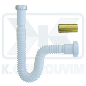 ΣΙΦΟΝΙ ΣΠΙΡΑΛ ΘΗΛΥΚΟ ΜΕ ΜΕΤΑΛ. ΠΑΞΙΜΑΔΙ & ΣΩΛΗΝΑΚΙ Φ32, ΠΛΑΣΤΙΚΟ ΛΕΥΚΟ