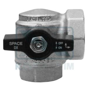 SWITCH SPACE 1" FEMALE FEMALE BLACK ANGLESPHERICAL CROM.