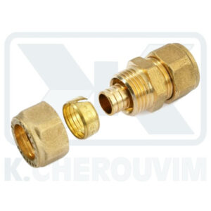 DOUBLE STRAIGHT FITTING FOR PEX Ø32xØ32x3,0