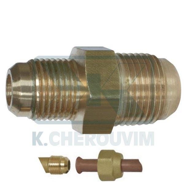 ΜΑΣΤΟΣ CLIMA 1/4" Χ 3/8" ΣΥΣΤ. ΑΡΣ. ΑΡΣ. ΟΡΕΙΧ. ΓΙΑ ΧΑΛΚ/ΝΑ ΨΥΚΤΙΚΩΝ ΕΓΚΑΤ/ΣΕΩΝ (ΑΝSΙ Β 1.1-1982)