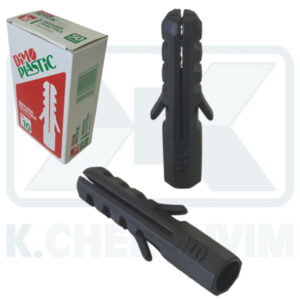 ΒΥΣΜΑ ΜΑΥΡΟ ΠΛΑΣΤΙΚΟ Φ8 Χ L 37 (ΚΟΥΤΙ 100 ΤΕΜ.)