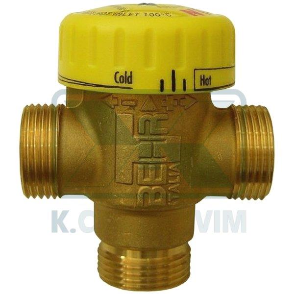 ΘΕΡΜΟΣΤΑΤΙΚΟΣ ΑΝΑΜΕΙΚΤΗΣ 3/4" ΜΕ ΚΙΤΡΙΝΗ ΛΑΒΗ ΗΛΙΑΚΟΥ ΘΕΡΜ. Α.Α.Α.ΕΞΟΔΟΣ ΝΕΡΟΥ 30-55?C ΟΡΕΙΧ.