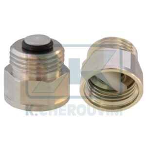 VALVE REPLACEMENT NICKEL 1/2" FEMALE X 1/2" MALE WITH O-RING FOR AUTO VENTILATOR NETWORK