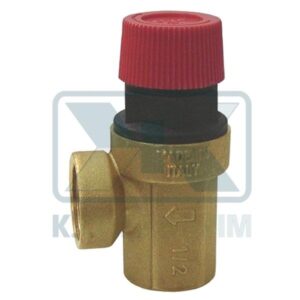ΒΑΛΒΙΔΑ ΑΣΦΑΛΕΙΑΣ ΘΗΛ. - ΘΗΛ. 1" +4 bar +110°C ΟΡΕΙΧΑΛΚΙΝΗ