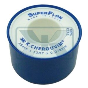 ΤΑΙΝΙΑ ΤΕΦΛΟΝ ΠΑΧΟΥΣ 0,076mm 04 gr/cm³ ΜΠΛΕ ΜΙΚΡΗ