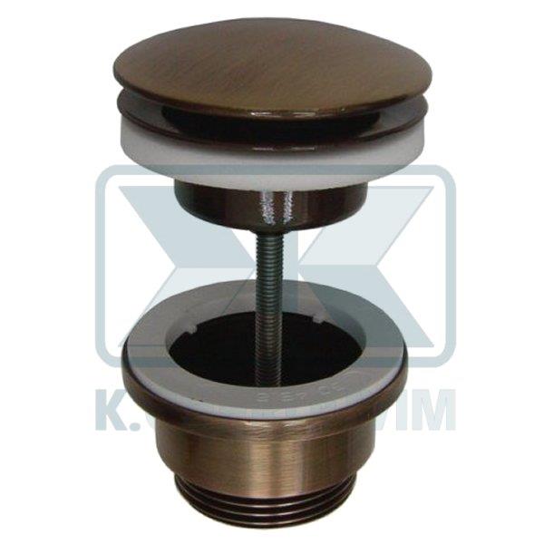 VALVE WASHBASIN BRONZE UNIVERSALE CLICK 1"1/4 WITH VALVE Μ6 X 80 mm