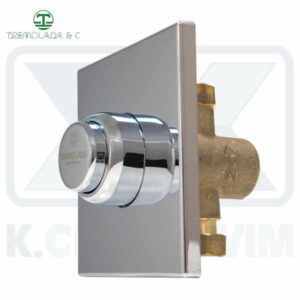 ΦΛΟΥΣΟΜΕΤΡΟ-ΔΙΑΚΟΠΤΗΣ Ν.467 ΝΤΟΥΖΙΕΡΑΣ ΕΝΤΟΙΧΙΣΜΟΥ ΠΑΤΗΤΟΣ 1/2" ΜΕ ΧΡΟΝΟΚ/ΗΣΗ (ΡΟΖΕΤΑ ΑΒS 11Χ11 CΜ.)